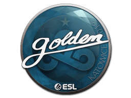 Naklejka | Golden | Katowice 2019