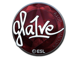 Naklejka | gla1ve (foliowana) | Katowice 2019