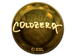 Naklejka | coldzera (złota) | Katowice 2019