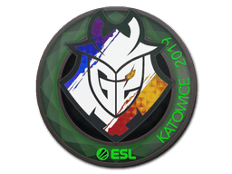 Naklejka | G2 Esports (holograficzna) | Katowice 2019