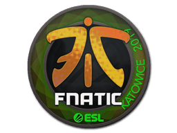 Naklejka | Fnatic (holograficzna) | Katowice 2019