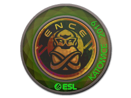 Naklejka | ENCE (holograficzna) | Katowice 2019