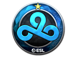 Naklejka | Cloud9 (foliowana) | Katowice 2019
