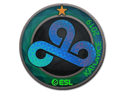 Naklejka | Cloud9 (holograficzna) | Katowice 2019