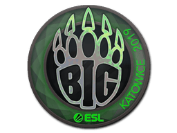 Naklejka | BIG (holograficzna) | Katowice 2019