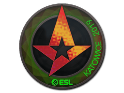 Naklejka | Astralis (holograficzna) | Katowice 2019