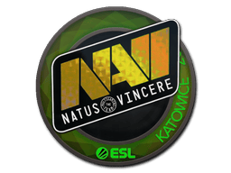 Naklejka | Natus Vincere (holograficzna) | Katowice 2019