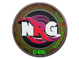 Naklejka | NRG (holograficzna) | Katowice 2019