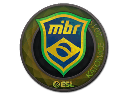 Naklejka | MIBR (holograficzna) | Katowice 2019