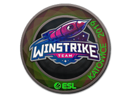 Naklejka | Winstrike Team (holograficzna) | Katowice 2019