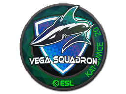 Naklejka | Vega Squadron (holograficzna) | Katowice 2019