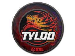 Naklejka | Tyloo (holograficzna) | Katowice 2019