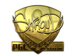 Naklejka | shroud (złota) | Kraków 2017