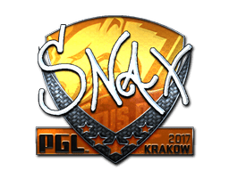 Naklejka | Snax (foliowana) | Kraków 2017