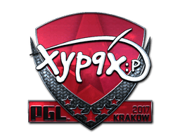 Naklejka | Xyp9x (foliowana) | Kraków 2017