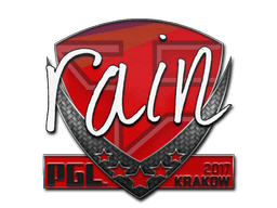 Naklejka | rain | Kraków 2017
