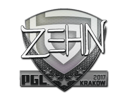 Naklejka | zehN | Kraków 2017