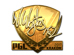 Naklejka | TaZ (złota) | Kraków 2017