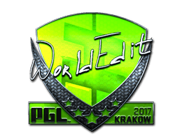 Naklejka | WorldEdit (foliowana) | Kraków 2017