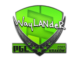 Naklejka | wayLander | Kraków 2017