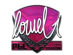 Naklejka | loWel (foliowana) | Kraków 2017