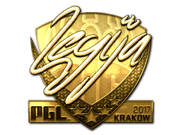 Naklejka | LEGIJA (złota) | Kraków 2017