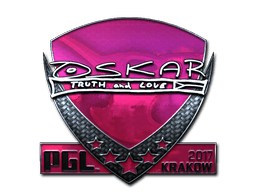 Naklejka | oskar (foliowana) | Kraków 2017