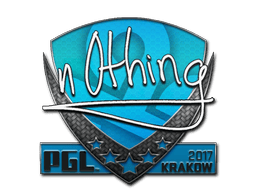 Naklejka | n0thing | Kraków 2017