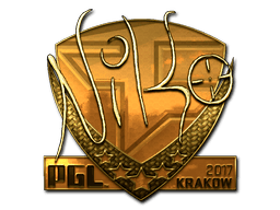 Naklejka | NiKo (złota) | Kraków 2017