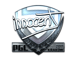 Naklejka | innocent (foliowana) | Kraków 2017