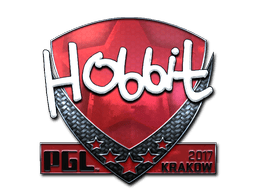 Naklejka | Hobbit (foliowana) | Kraków 2017