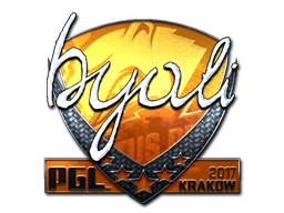 Naklejka | byali (foliowana) | Kraków 2017