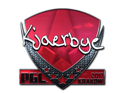 Naklejka | Kjaerbye (foliowana) | Kraków 2017