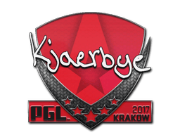 Naklejka | Kjaerbye | Kraków 2017
