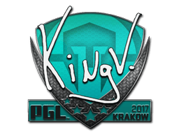 Naklejka | kNgV- | Kraków 2017