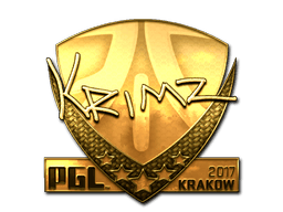 Naklejka | KRIMZ (złota) | Kraków 2017