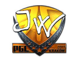 Naklejka | JW (foliowana) | Kraków 2017