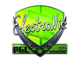 Naklejka | electronic (foliowana) | Kraków 2017