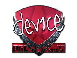Naklejka | device (foliowana) | Kraków 2017