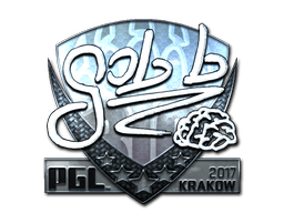 Naklejka | gob b (foliowana) | Kraków 2017