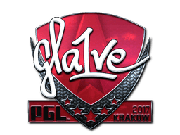 Naklejka | gla1ve (foliowana) | Kraków 2017
