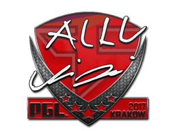 Naklejka | allu | Kraków 2017