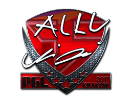 Naklejka | allu (foliowana) | Kraków 2017