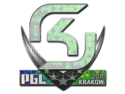 Naklejka | SK Gaming (holograficzna) | Kraków 2017