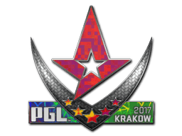 Naklejka | Astralis (holograficzna) | Kraków 2017