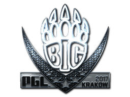 Naklejka | BIG (foliowana) | Kraków 2017