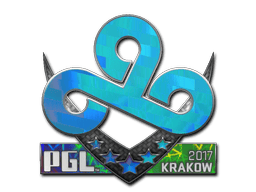 Naklejka | Cloud9 (holograficzna) | Kraków 2017