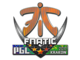 Naklejka | Fnatic (holograficzna) | Kraków 2017