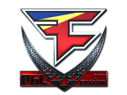 Naklejka | FaZe Clan (foliowana) | Kraków 2017