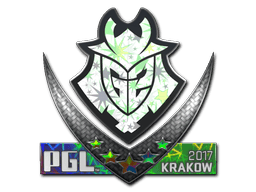 Naklejka | G2 Esports (holograficzna) | Kraków 2017